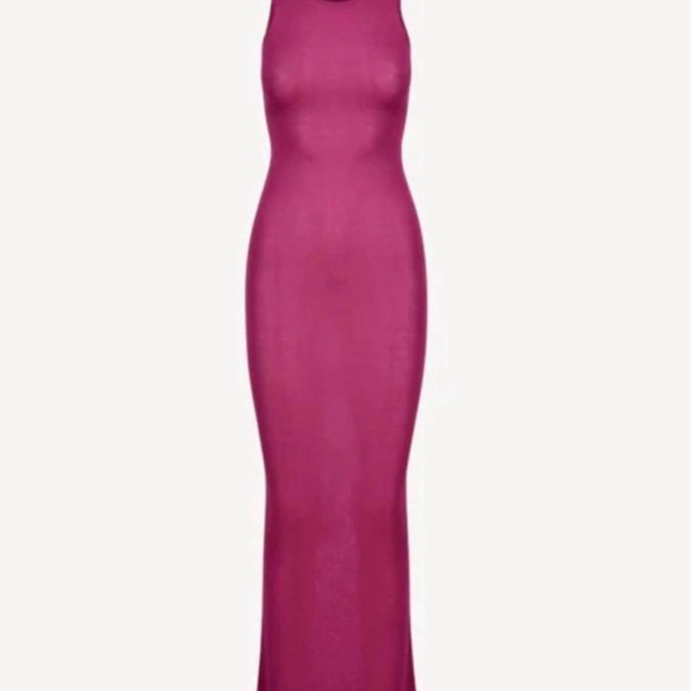 Asta Resort S - NWT Sparkle magenta  Sleeveless dress - Picture 4 of 5